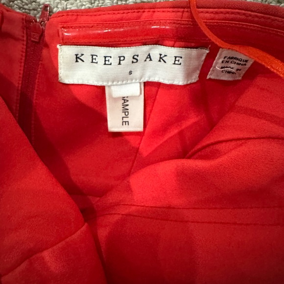 Red jumpsuit, size small, Keepsake - Picture 3 of 4